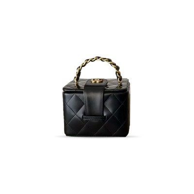 CHANEL VINTAGE HANDBAG COSMETIC BAG 3962524 (11*9.5*8.5cm)